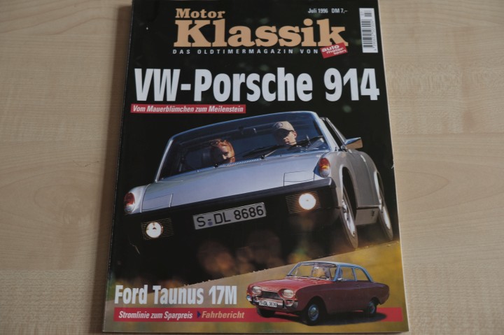 Deckblatt Motor Klassik (07/1996)